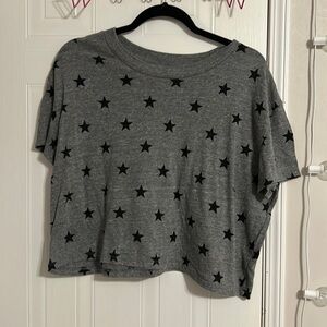 Alternative Apparel Stars Cropped Tee